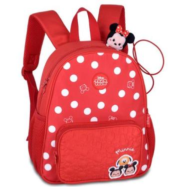 Imagem de Mochila Escola Creche Passeio Infantil Pequena Tsum Tsum Disney Minnie