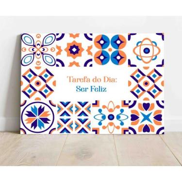 Imagem de Placa Decorativa Tarefa do Dia - TaColado, 20x30cm