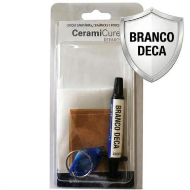 Imagem de Kit Reparo Louça Cerâmica Porcelana Ceramicure - Branco Deca