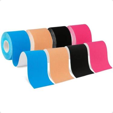 Imagem de Fita Adesiva Kinesiology Tape Kinesio Tape 5m Fisioterapia M - Congrat