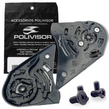 Imagem de Kit Fixação Viseira Capacete Norisk FF 391 / FF 389 - POLIVISOR