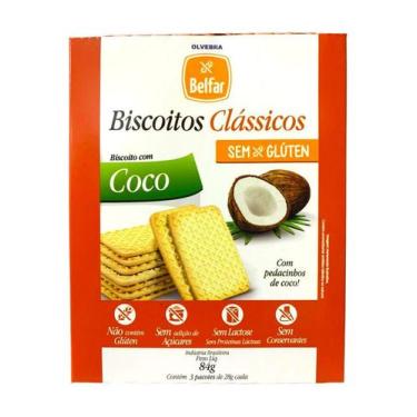 Imagem de Olvebra Belfar Biscoito Sem Gluten Coco 84G
