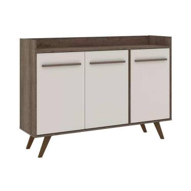 Imagem de Buffet De Sala Jantar Rt3134 3 Portas Rustico-off White - Movelbento