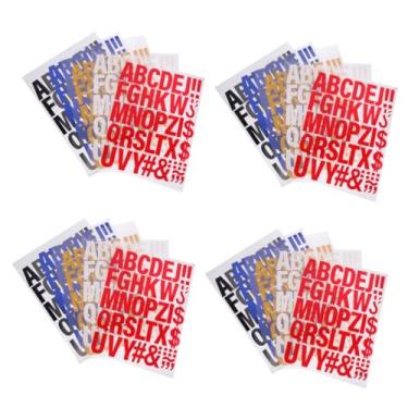 Imagem de TEHAUX 15 Peças Adesivo de engomadoria por transferência de calor pequeno adesivos numéricos decoração letras de ferro em patches remendos bordados de roupas bolsas decorar