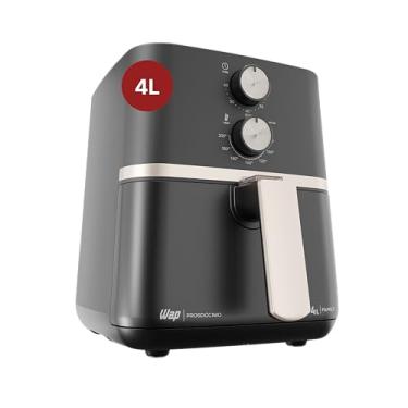 Imagem de WAP Fritadeira Elétrica Air Fryer FAMILY 4 Litros, Temperatura Ajustável, Duplo Revestimento Antiaderente, 1500W 127V