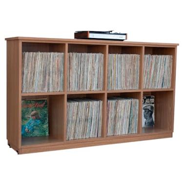 Imagem de Serena Estantes Estante Organizadora para Discos de Vinil Cin-001 (Louro Freijó) - 648 Discos LP
