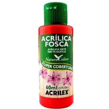 Imagem de Tinta Acrilica Fosca 507 60ML Vermelho Fogo Acrile - ACRILEX