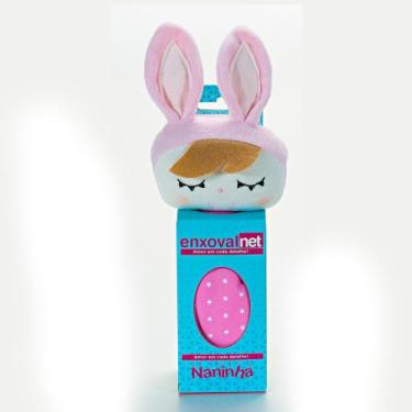 Imagem de Fralda Naninha bonequinha Metoo Com Prendedor de Chupeta Para Um Sono 