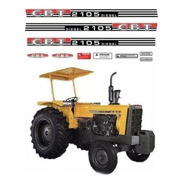 Imagem de Kit Adesivos Trator Cbt 2105 Diesel - SPTS