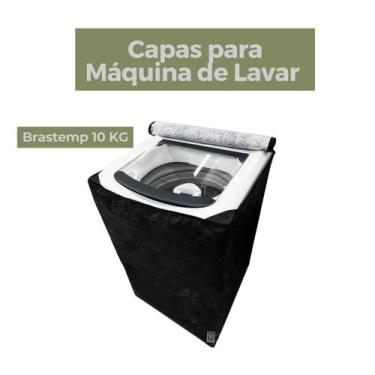 Imagem de Capa para máquina de lavar brastemp 10kg impermeável flex - Capas Flex