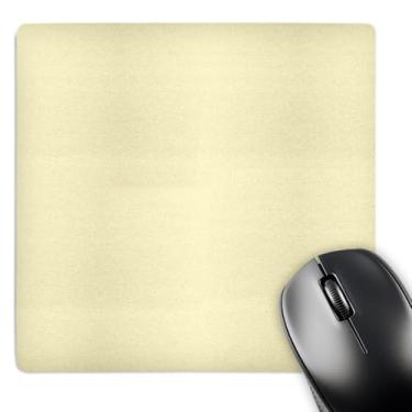 Imagem de 3dRose Amarelo cremoso, off-white, creme pastel claro, chiffon limão, mouse pad simples cor lisa (mp_159882_1)