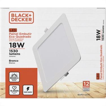 Imagem de Luminaria Led Emb Qd 18W 6500K 21,3Cm B_D Eco - BLACK & DECKER