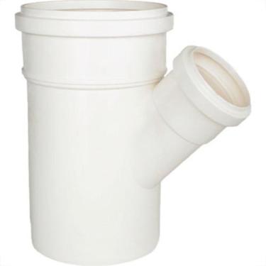 Imagem de Juncao Esgoto Plastilit 100 X 50 Branco - Kit C/10 Unidades