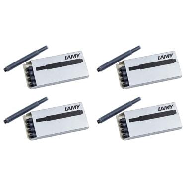 Imagem de LAMY Cartuchos de tinta para caneta-tinteiro T10, preto, 4 pacotes (LAM-T10-BLK4PAC)