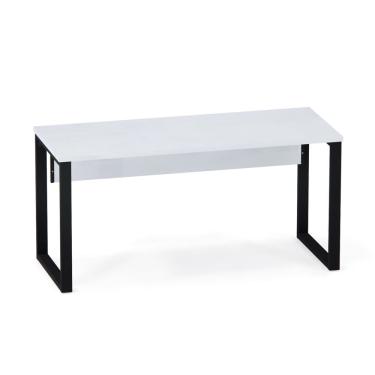 Imagem de Mesa Diretora Tubular P25 Pandin 1,5x0,6 M Cinza e Preto