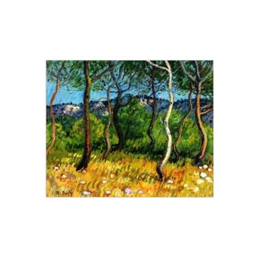 Imagem de Raoull Duufy Famous Paintings Wall Art for Living Room-Classic Artwork Picture-Landscape 3-Reprodução em tela 20x25cm8x10in Sem moldura