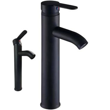 Imagem de Torneira Monocomando Banheiro Lavabo Pia Bancada Mesa Misturador Agua Fria Quente Aerador Restaurante Hotel Lavanderia Resistente