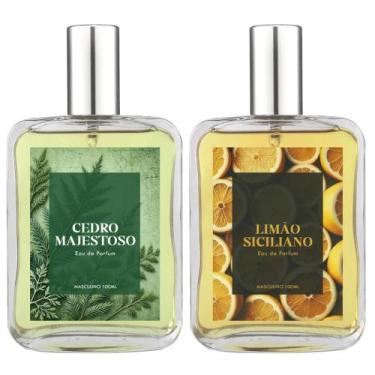 Imagem de Kit Perfume Masc. Cedro E Limão Siciliano Radiante 100Ml - Essência Do