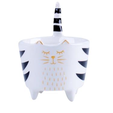 Imagem de Cachepot de Cerâmica Decorativo Gatinho, Design Urban