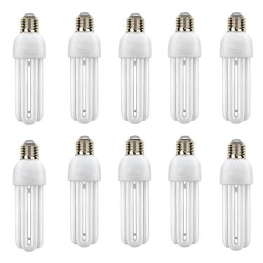 Imagem de Lampada Fluorescente 220v Kit 10 Uni 15w Branco Frio