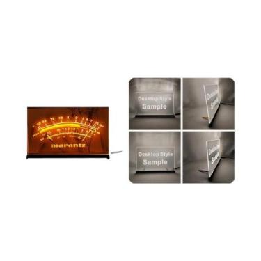 Imagem de Sinal De Néon LED Com Escultura 3D Marantz Peak VU dB Arte De Parede P