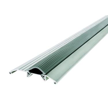 Imagem de M-D Building Products 8102 M-D 0 Soleira de porta de luxo resistente com vedação de vinil, 9,5 cm L x 91,4 cm C x 1,9 cm A, prata
