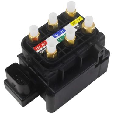 Imagem de DOPPAPS Bloco de válvula solenoide de compressor de suspensão a ar serve para CL550 CL600 GL450 ML250 ML350 ML550 R350 S65 AMG 2006-2019 Unidade de controle de suprimento de ar 2123200358 2513200058