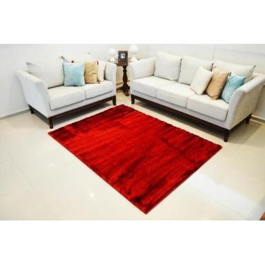 Imagem de Capacho Life Confort Shaggy 50mm Red 050x090 cm "Outlet" - RAYZA Tapet