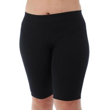 Imagem de Bermuda Plus Size Feminina Ciclista Fitness Preta - ANISTIA, G3