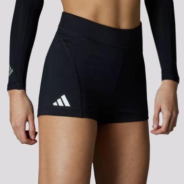 Imagem de Shorts Adidas Booty Adizero Essentials Feminino Preto, GG