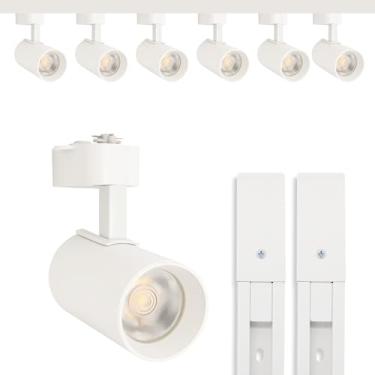 Imagem de Kit Trilho Eletrificado 2m Branco + 6 Spots Led 50w (Branco Neutro)