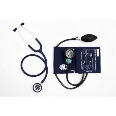 Imagem de Kit Conjunto Esfigmomanômetro + Estetoscópio Com Garantia Bic