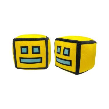 Imagem de Almofada de jogo Plush Doll Geometry Dash, 12 cm, 2 unidades - J-One