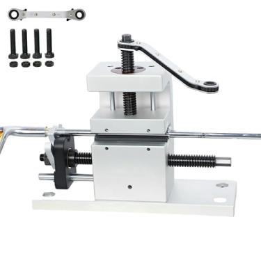 Imagem de Ferramenta de remoção de cabeça de taco de golfe, extrator de eixo de golfe, ferramenta de remoção de aderência de golfe de liga de alumínio, máquina de grampo de torno de taco de golfe ajustável para