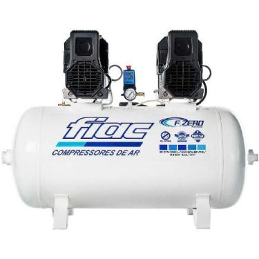Imagem de Compressor de Ar Isento de Óleo XS100 120 PSI 100L 4HP 220V FIAC