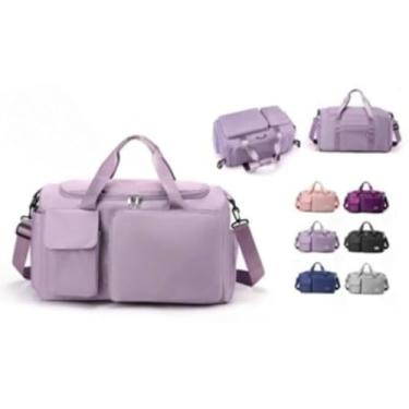 Imagem de Bolsa Mala de Viagem Multifuncional de Grande Capacidade Resistente e Impermeável(Cor Aleatório)
