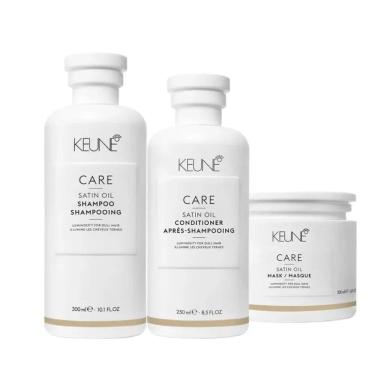 Imagem de Kit Keune Home Care Satin Oil (Shampoo + Condicionador + Máscara)