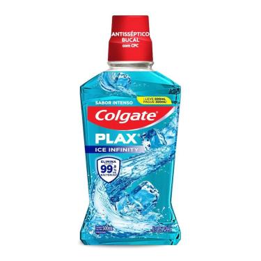 Imagem de Enxaguante Bucal Colgate Plax Ice Infinity  Refrescância Leve 500ml Pague 350ml