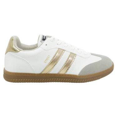 Imagem de Tênis Feminino Casual Sua Cia Street Confortável Macio 8355, Branco, 3