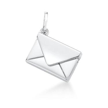 Imagem de Pingente De Carta Lisa Bijuteria - Tulerry Semijoias E Acessórios