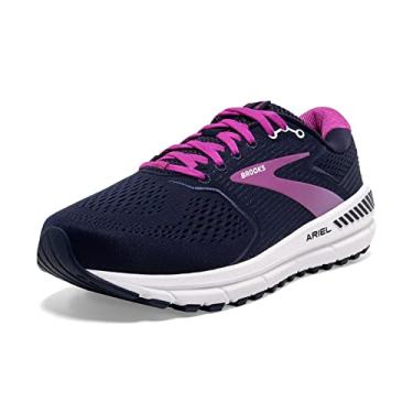Imagem de Brooks Tênis feminino Ariel '20, Peacoat Viola Viola Branca, 38 BR