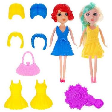 Imagem de Boneca Abbie Troca Roupa Com Amiguinha - Art Brink