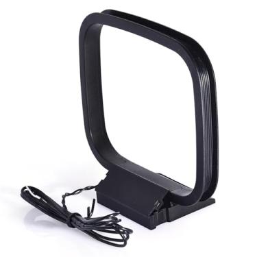 Imagem de SZSAUTO Antena AM Loop de 2 pinos para Pioneer Yamaha Marantz Onkyo Pyle Rádio Interno Bluetooth Receptor Estéreo AV Áudio Vídeo Home Theater Sistema de Energia