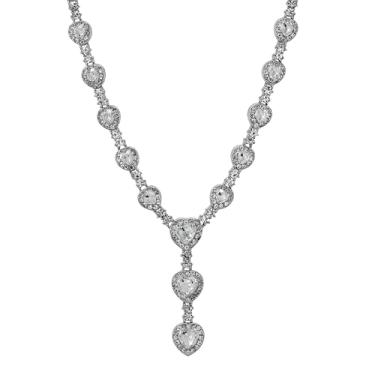 Imagem de Colar feminino totalmente gelado – Corrente de tênis hip hop ajustável de 45,7 cm com diamantes simulados, joia moderna para presente, One Size, Metal, Zircônia cúbica