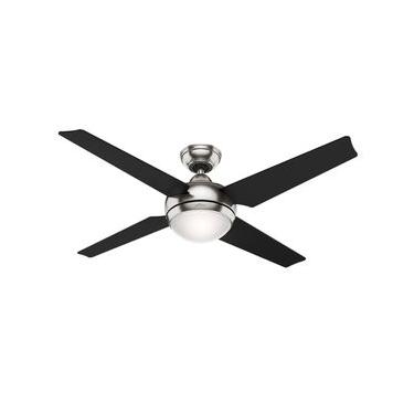 Imagem de Ventilador de Teto Residencial Sonic Níquel Escovado Hunter Fan Oficial