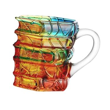 Imagem de WeiLaiKeQi Caneca de café com acessório original para bebidas quentes ou frias. Presente colorido para bibliotecários, fãs de livros, entusiastas da literatura e, L