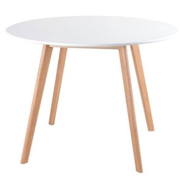 Imagem de Mesa De Jantar Redonda Leda 120cm Branca