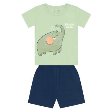 Imagem de Conjunto Bebê menino de elefante Brandili Baby-Unissex