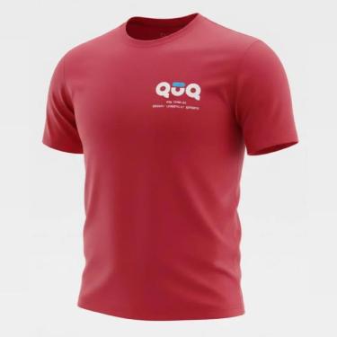 Imagem de Camiseta Quq 100% Poliamida Proteção Uv Treinos E Corte Slim-Unissex