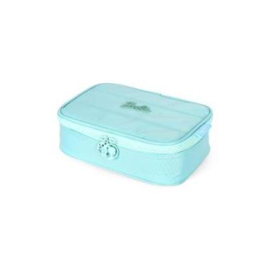 Imagem de Estojo Box Juvenil Médio 100 pens Náilon Matelassê Barbie-Feminino